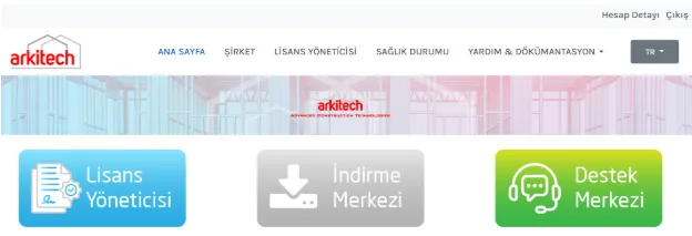 Başarılı girişin ardından portal ana sayfası